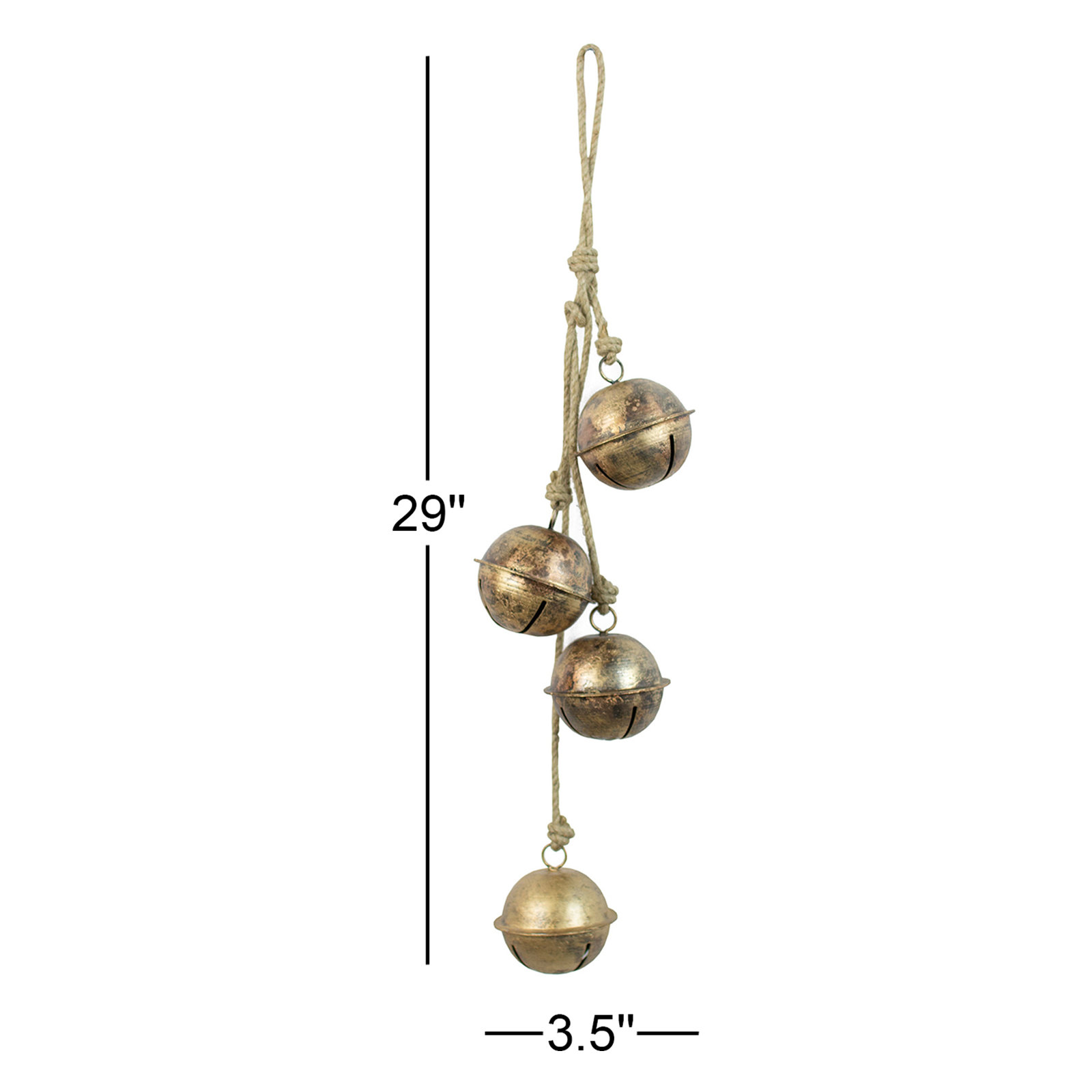 Hanging Bell String Holiday Accent
