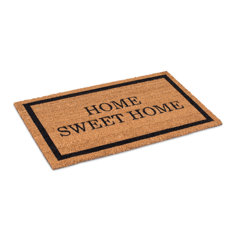 Paillasson d'extérieur antidérapant standard de 30 po x 19 po Coir