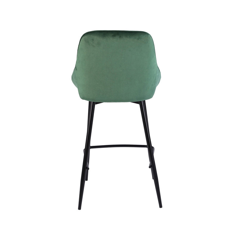 Tabouret Layken, Tabouret de comptoir (siège d'une hauteur de 26 p, Vert