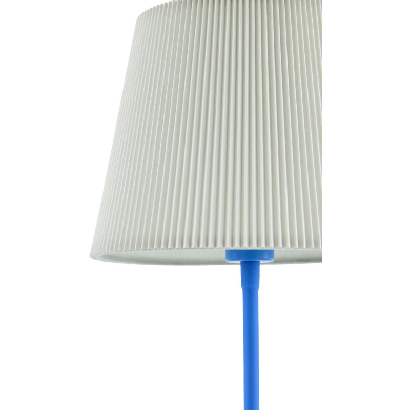 Wilcher Table Lamp, Blue, White