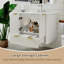 Ensemble de meuble-lavabo moderne avec lavabo Mid-Century-596146529