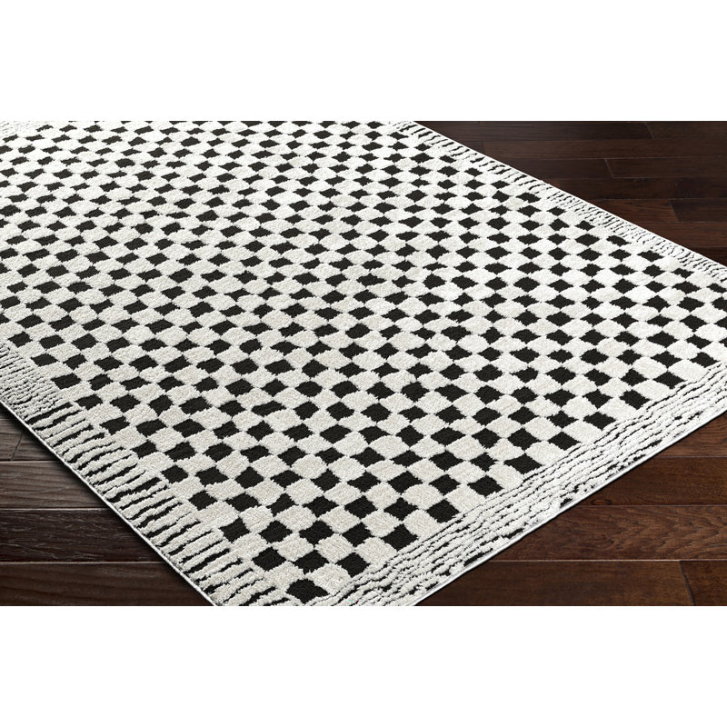 Freud Checkered Area Rug, Rectangle 160 x 213cm