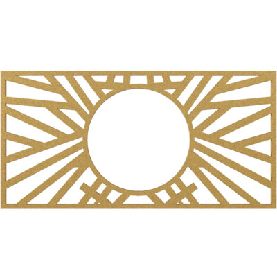 Hoover Architectural Grade PVC Pierced Ceiling Medallion