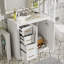 Ensemble de meuble-lavabo 36 po avec lavabo en céramique, armoire de rangement en bois massif, ensemble autoportant avec 3 tiroirs et portes à fermeture douce-193506903