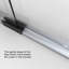 Infinity 54.5'' - 58.5'' W x 57'' H Bypass Semi-Frameless Tub Door with Clear Glass-47823696
