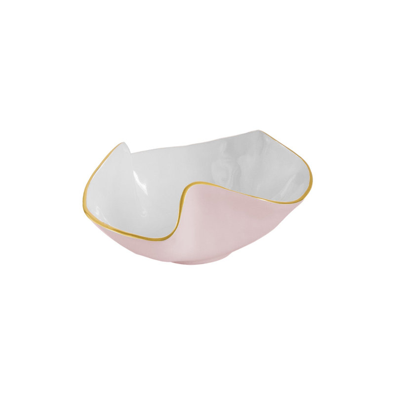 Bol moyen Encanto Aries, Blanc / camélia, 8.25"