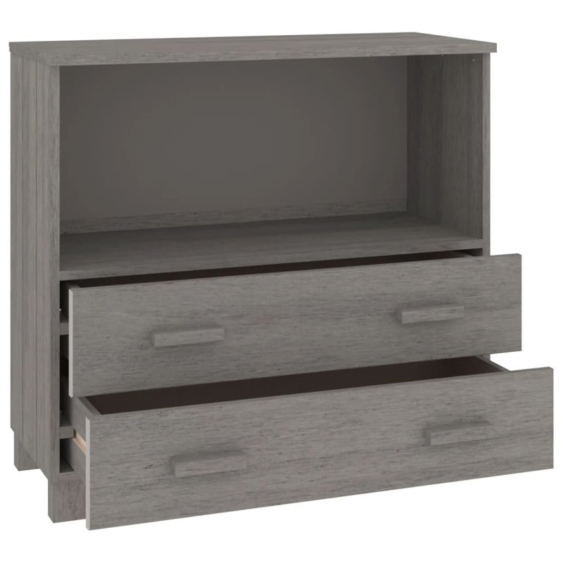 Buffet console pour chambre à coucher Hamar HAMAR, Gris clair