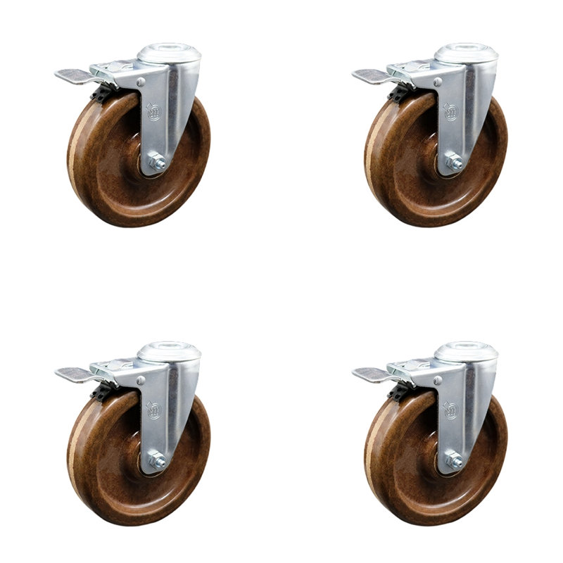 Swivel Bolt Hole Casters