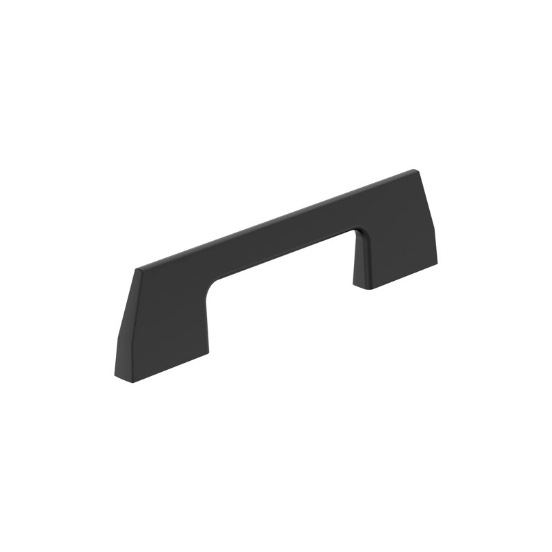Poignée d'angle noir mat 3 po (76 mm) Angle - 3 pièces, Noir mat, 3"