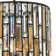 Gemma Key Three-Light Convertible Tall Drum Pendant w/ Crystal Rectangular Prisms
