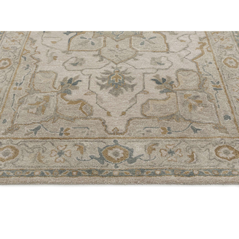Tapis en laine touffeté à la main Shirley, Rectangle 8' x 10'