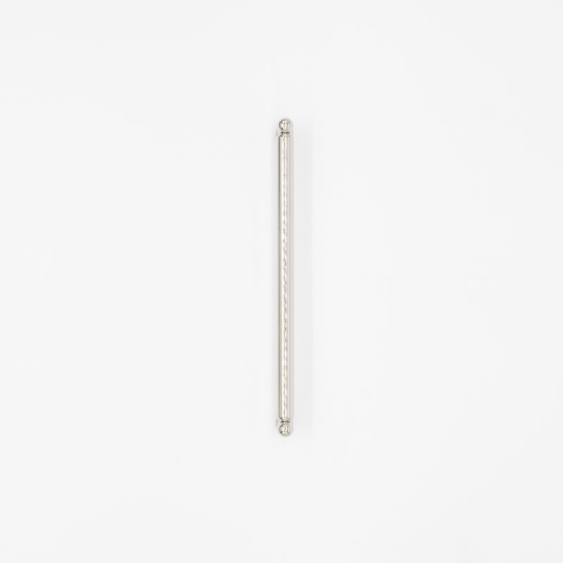 Knurled Bar / Handle Pull, 8", Polished Nickel