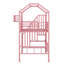 Lit mezzanine en métal avec toit et boîte de rangement, simple-1216639110