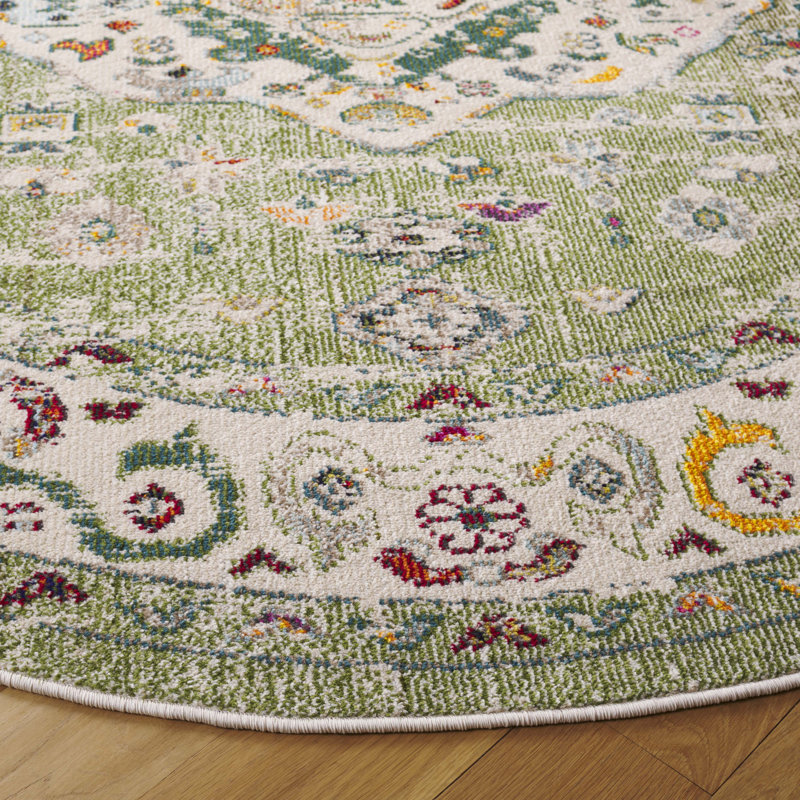 Oriental Area Rug, Round 201 cm