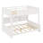 Wooden Bed Frame With Ladder, Guardrails,Storage Shelves And USB Ports-118155248