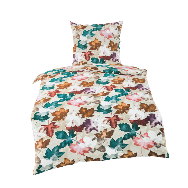 Floral Duvet Cover Set with Pillowcases, 155 x 220cm Duvet Cover + 1 Pillowcase