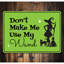 Plaque en aluminium Witch Magic Wand-58203562