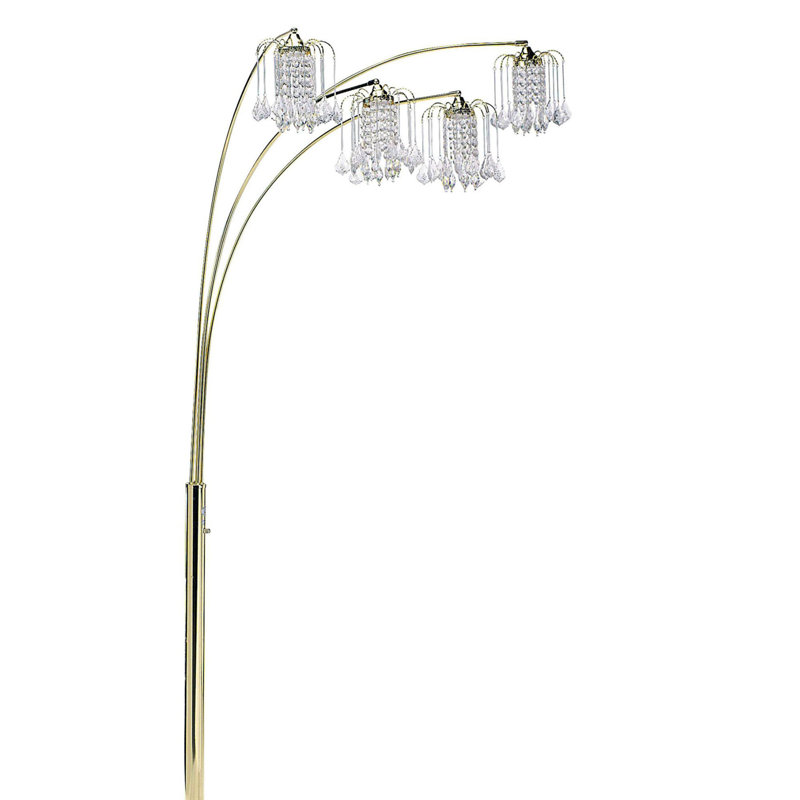 Lampe sur pied en métal 84 po de hauteur