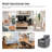 Alfonso Faux Leather Swivel Accent Chair with Removable Cushion-682686784
