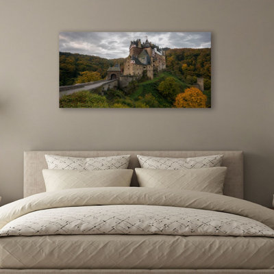 Art mural sur toile, château d'Edimbourg, Écosse