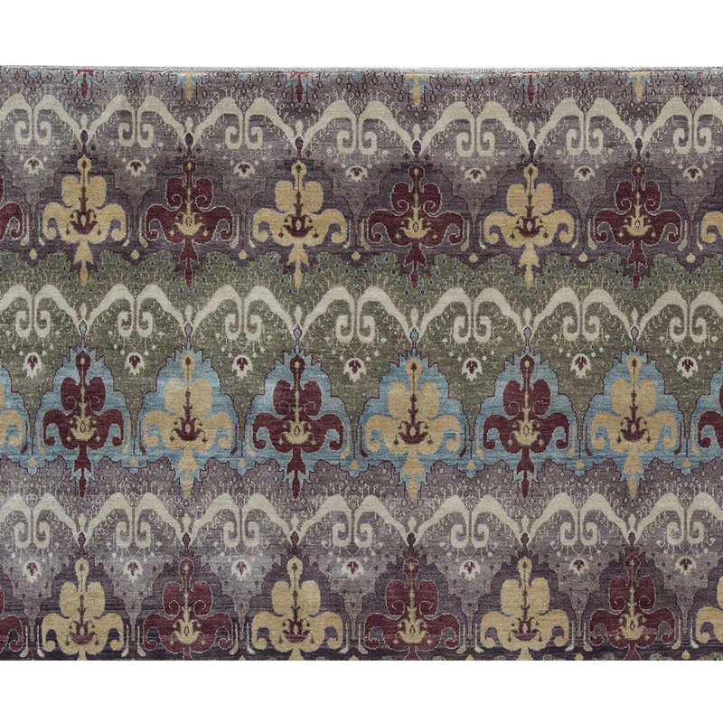 Cotton Ikat Area Rug