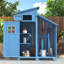 Wooden Garden Storage Shed Utility Tool Storage Cabinet-125041106