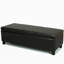 Banc de rangement rembourré en similicuir -15808660