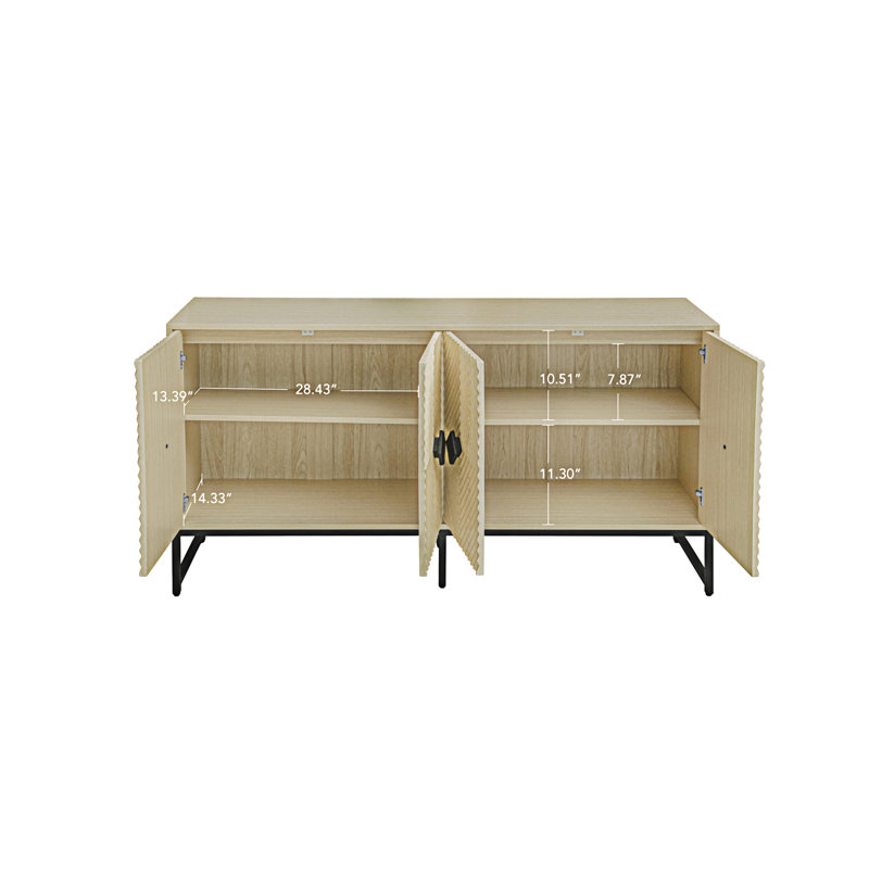 Buffet 4 portes Carved