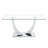 Joniya Modern 63" Rectangular Tempered Glass Dining Set Metal U Base Table with Faux Leather Cantilever Chairs-2130442609-2130442608-2123588177