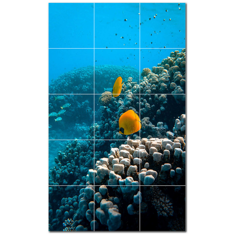 Panneau décoratif en céramique satinée 6 po x 6 po
