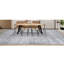 Tapis argent et gris noué à la main de haute qualité-62092055