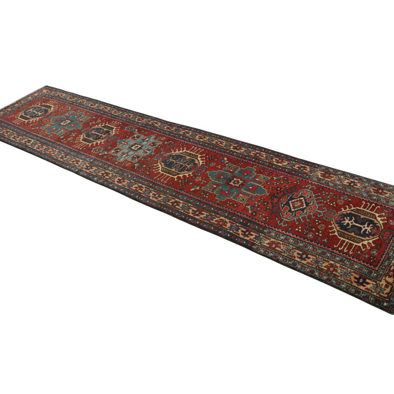 One-of-a-Kind 3'x11'4” Hand Knotted Area Rug
