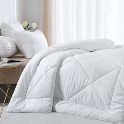 Édredon en duvet synthétique toutes saisons très grand King