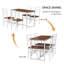 Ensemble de chaises de table en bois