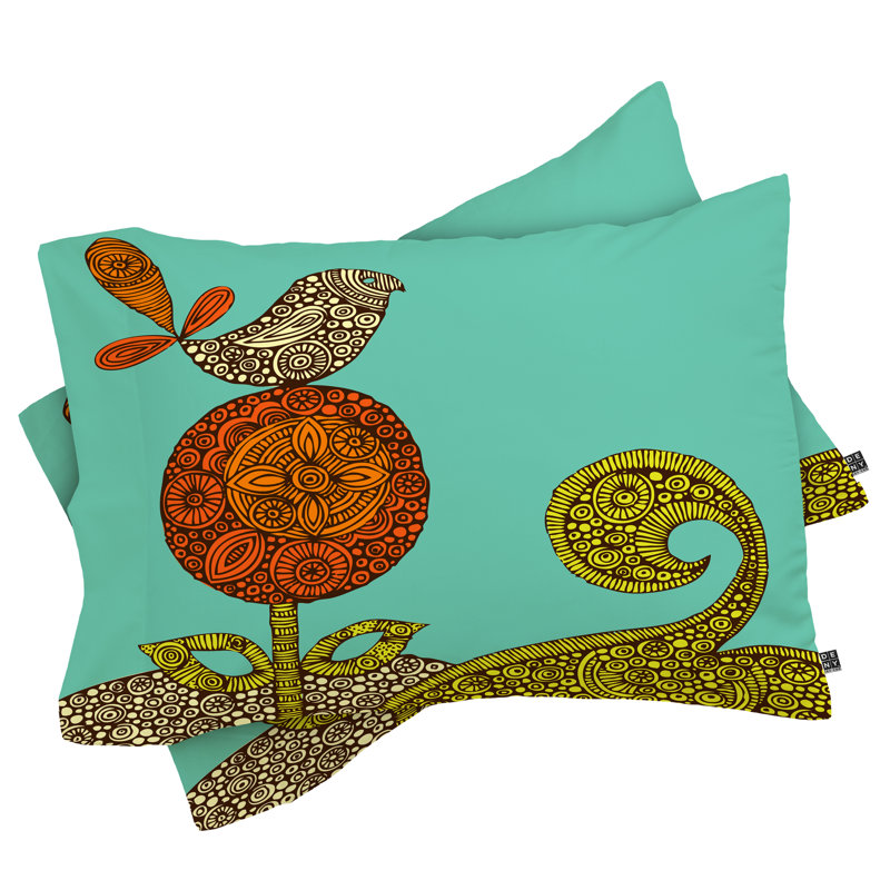 Bird in The Flower Pillowcase, King