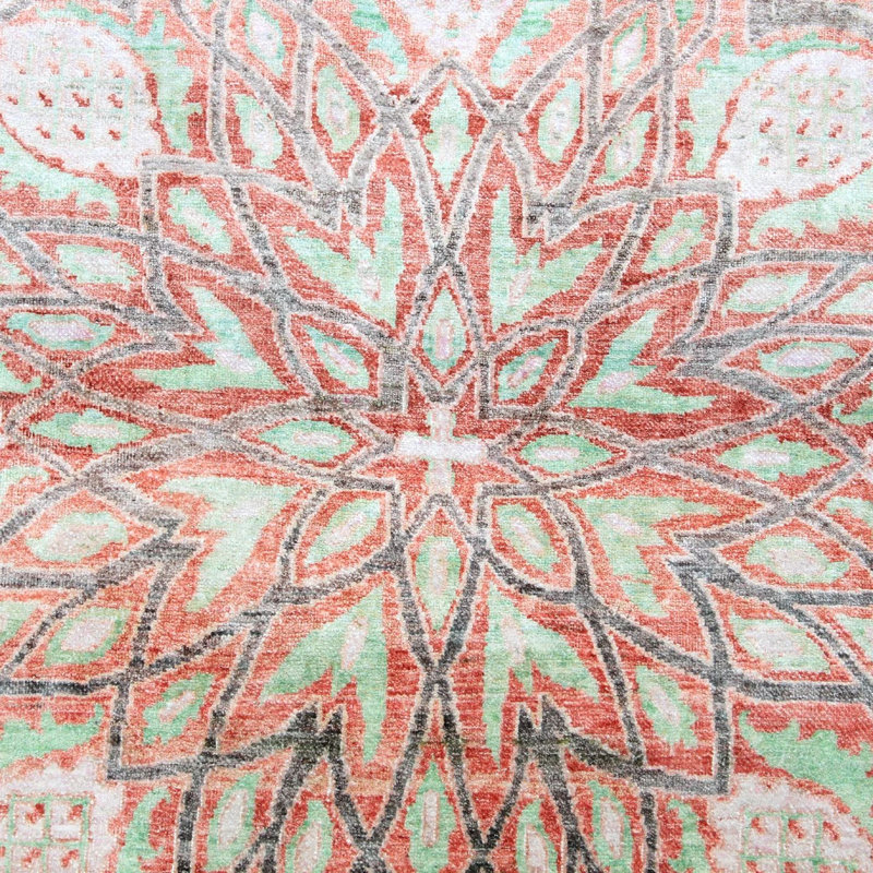 Pink Alchemy Transitional Silk Rug - 8'8" x 12'3"