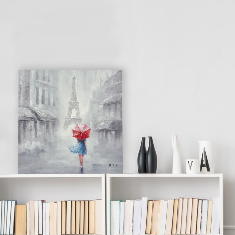 Lillybelle Ethereal Paris sur toile, H 12 po x l 12 po x P 1 po