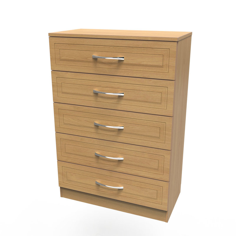 74 cm W Chest of 5 Drawers