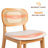 25" PU Upholstered Counter Height Bar Stool-678712761-678712760-689958221