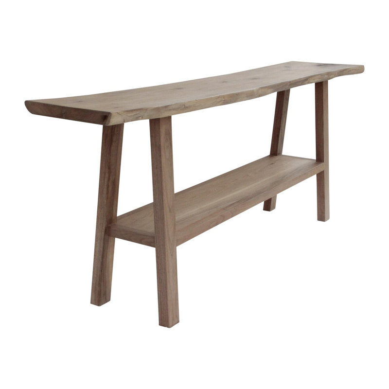 30.7'' W Solid Wood Console Table, Brown