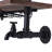 Industrial Wine Racks Wall Mounted Shelf Rack Bottle Holder With 4 Stem Glass Holder