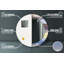 Huldar Glass Flat Wall Mirror