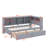 Daybed With Drawers,Shelf And USB Charging Ports-1648344967