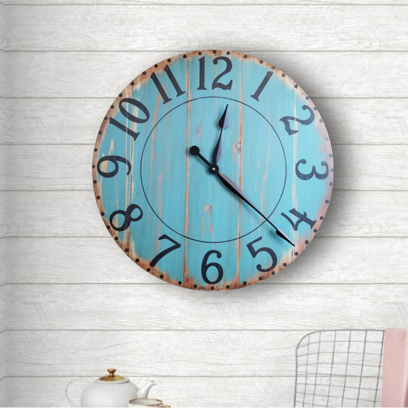 Epley Wood Wall Clock, Medium