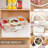 Divided Serving Tray With Lid And Handle, Snackle Box Charcuterie Container Portable For Snack Platters Reusable Clear Organizer 8 Compartments For Candy, Fruits, Nuts Perfect For Party Entertaining