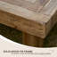 Foyer de table d'extérieur 35,43 po