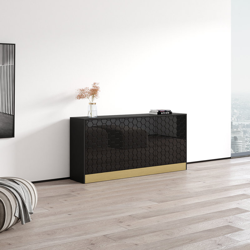 Table buffet Trumbauer, Noir