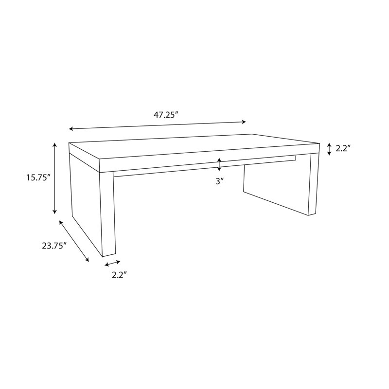 Doster Coffee Table, Black