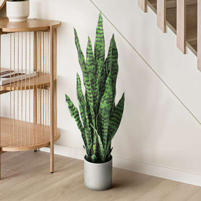 Artificial Sansevieria Snake Plant in Pot