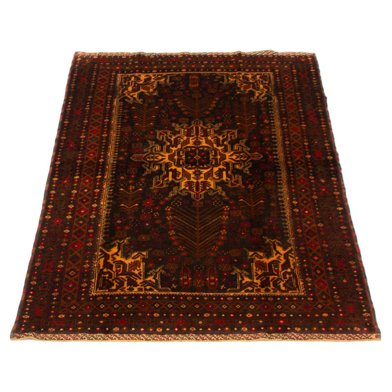 Teimani Black Rug 4'1" x 6'8"